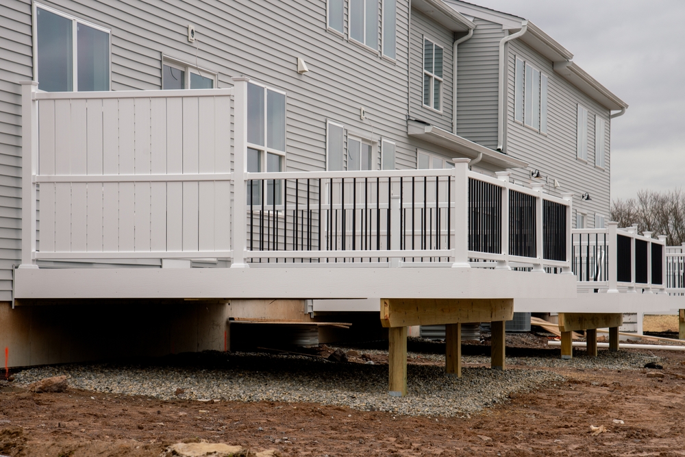 New,white,deck,from,the,back,of,the,house,veranda